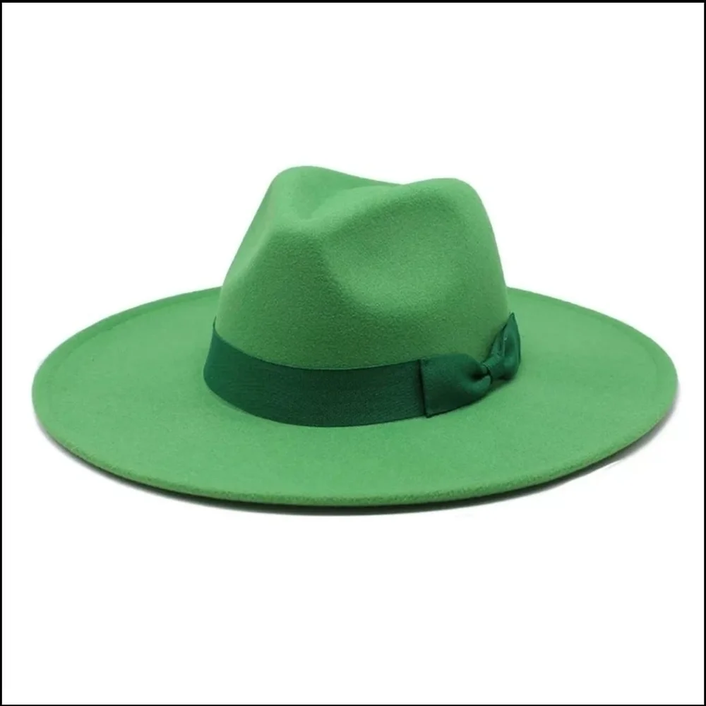 Large Size Wide Brim Unisex Fedora Hat